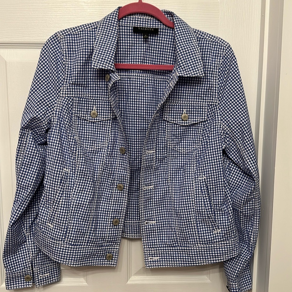 Talbots Checked Jacket. Medium - image 1